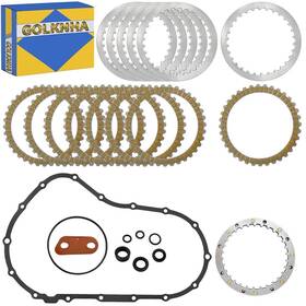 Golknha 768795760805 Clutch Kit And Friction Plate Primary Cover Gasket Compatible With Iro