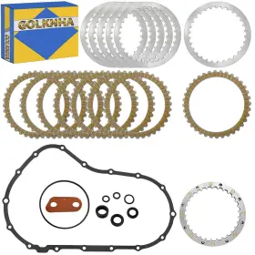 Golknha 768795760805 Clutch Kit And Friction Plate Primary Cover Gasket Compatible With Iro
