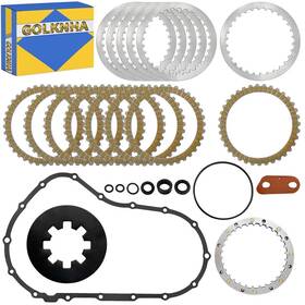 Golknha Golknha-a-0084 Complete Clutch Kit And Primary Cover Gasket Compatible With Iron 883 1200 Xl88