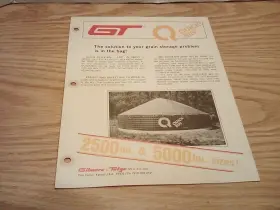 4076-9 Gt Gilmore Tatge Gilmore-tage 1975 Quick-bin Grain Storage Brochure