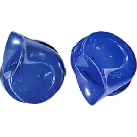012010801 Hella 760687164050 Blue Trumpet Horn Kit 12 V 400/500 Hz Universal Fit