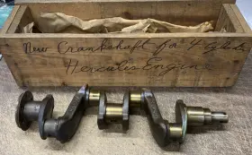27225-d Hercules Vintage Crank Shaft 4 Cylinders Jm-450
