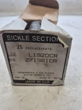 271981cr Herschel-adams S20-4608 Lot Of 25 Sickle Section Blades Love New Holland L192dcr