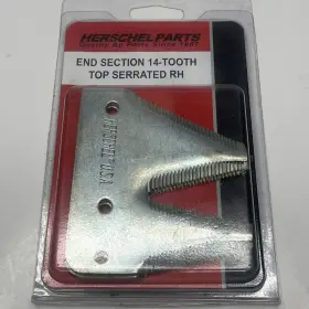 S20-4210d Herschel Parts End Section 14-tooth Top Serrated Rh 2/pk S20-4210d Herschel Parts End Section 14-tooth Top Serrated Rh 2/pk