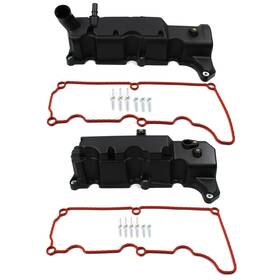 Hichange Cnvg-f1300 Engine Valve Cover Set With Gaskets And Bolts Compatible Ford Explorer Ran
