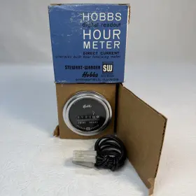 M-5601-3 Hobbs Hour Meter New Old Stock Stewart Warner M-5601-3 Hobbs Hour Meter New Old Stock Stewart Warner
