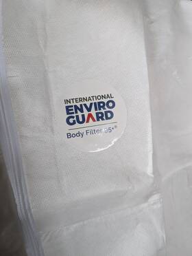 International Enviro Guard 4012-xl Enviroguard - Coveralls Body Filter 95 #4012-xl Case 25