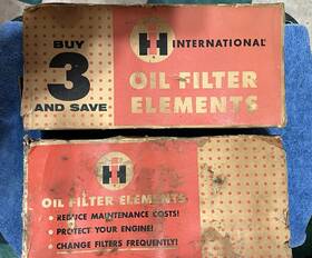 International Harvester Filters-381660r91-box Vintage Ih Nos Hydraulic Oil Filters-279994r91-box Of 3