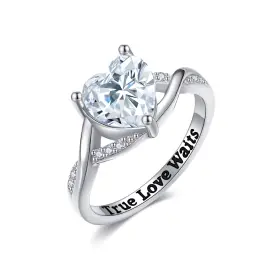 Wmj176515 Jerwli Purity Ring 925 Sterling Silver True Love Waits Promise Infinity Wmj176515 Jerwli Purity Ring 925 Sterling Silver True Love Waits Promise Infinity