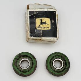 John Deere 1-jd8646 Lot Of 2 Vintage Tractor Parts Used Green Bearings With Box