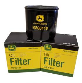 John Deere 313093013070 Original Equipment Package Of Three Oil Filters - M806418