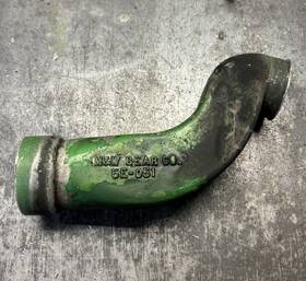 John Deere 5e-051 Tractor M&w Turbo Air Pipe Engine Motor