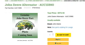 7400a John Deere Alternator