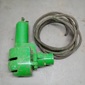 John Deere 7484c Untested Farm Tire Air Pump 6886c With Crank For Adapter Use Rare