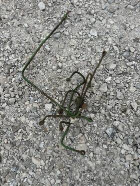 John Deere 7637 Fuel Lines Tag #7637