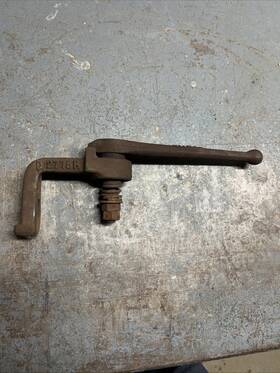 John Deere A1786r D Tractor Original Radiator Shutter Control Assembly D2775r
