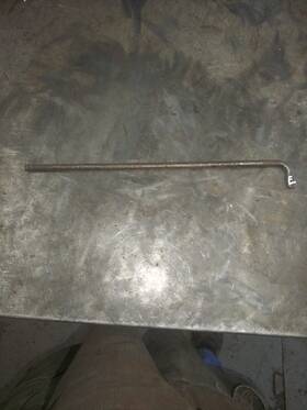 John Deere A227r Jd A Tractor Fuel Turn On Shut Off Control Rod