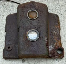 Ab1542r John Deere B Gauge Panel End Cap Ab1542r John Deere B Gauge Panel End Cap
