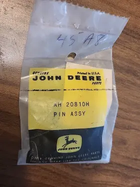 Ah20810 John Deere Genuine Nos Original Equipment Ah 20810h Pin Assembly Plug