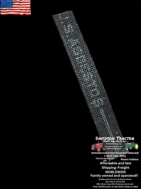Al2678t John Deere Genuine L Brake Lining With Rivts New Old Stock