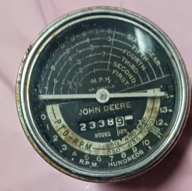 Ar-21661-r John Deere Vtg Tachometer For Models 50 60 70 520 Used And Untested