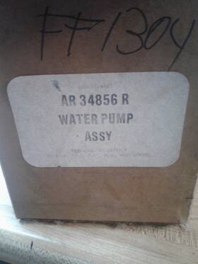 John Deere Ar34856r Water Pump