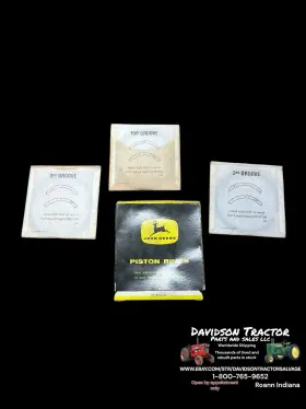 At11876t John Deere Genuine Ar45966 Piston Ring Set New Old Stock