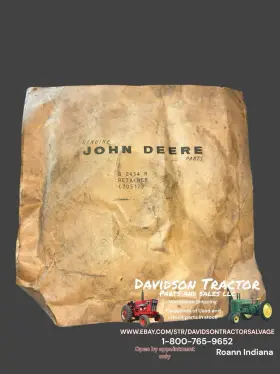 B2434r John Deere Genuine Retainer New Old Stock