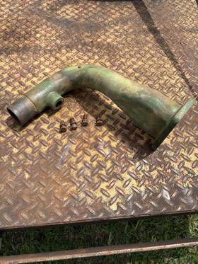 John Deere B3210r 50 Tractor Original Carb To Air Cleaner Pipe With Mount Bolts