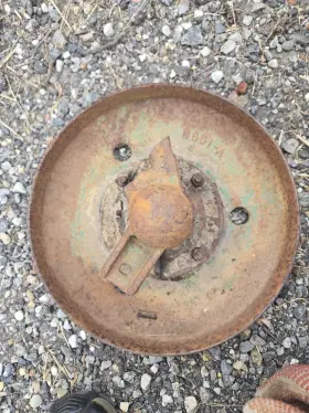D851-a John Deere D857-a Steel Rear Plow Wheel D851a Jd 1 Bottom Tractor