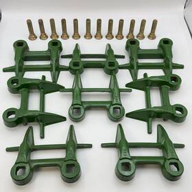 John Deere E88923 Nos Lot 8 Sickle Bar Cutterbar Mower Guards Style With 12 Original Bolts