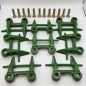 E88923 John Deere Nos Lot 8 Sickle Bar Cutterbar Mower Guards Style With 12 Original Bolts