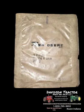 F1856r John Deere Genuine Shim Gasket New Old Stock 5ct