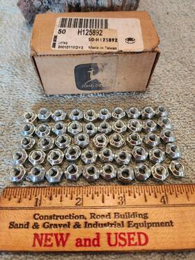 John Deere H125892 50 Count Nuts / Parts Heavy Equipment