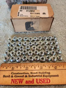 H125892 John Deere 50 Count Nuts / Parts Heavy Equipment