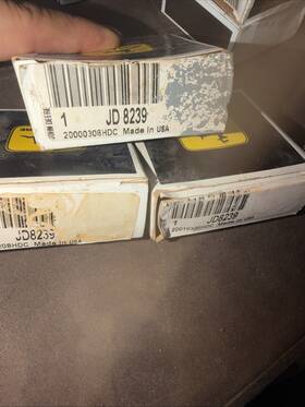 John Deere Jd8239 Original Equipment # - Bearing Cup Qty 3