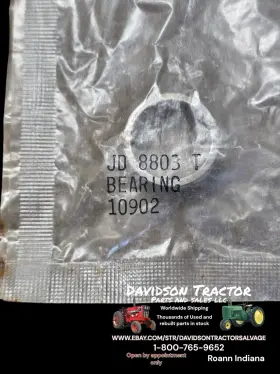 Jd8803 John Deere Genuine Bearing New Old Stock