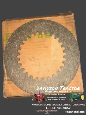 M-871-t John Deere Genuine 40c 420 430 440 Mc 1010 Crawler Steering Clutch Disc