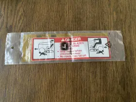 M79556 John Deere Mower Deck Decal Nos