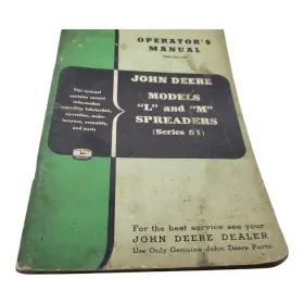 Om-c27-652 John Deere Models Inch L And M Spreaders Series 51 Operators Manual