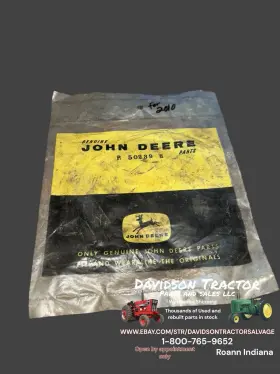 P50239h John Deere Genuine Plate For 2010 New Old Stock