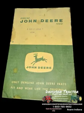 T17200t John Deere Genuine Shim New Old Stock