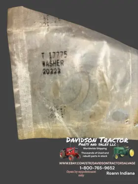 T17775 John Deere Genuine New Old Stock Washer T17775 John Deere Genuine New Old Stock Washer