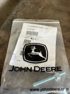 T433258 John Deere Nos Oem Dual Threaded Rod