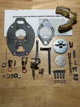 John Deere Tsx810 2010 Marvel Schebler Comprehensive Carburetor Kit Tsx899 Float
