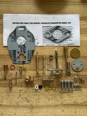 John Deere Tsx860 1010 Marvel Schebler Comprehensive Carburetor Kit