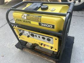 John Deere Ty3200a Generator With Electric Start And Auto Idle Vintage Antique