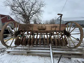 1910-1930s John Deere Van Brunt Vintage Grain Drill 1910-1930s John Deere Van Brunt Vintage Grain Drill