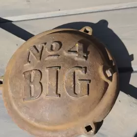 Z859h John Deere Antique Gear Box Cover No. 4 Big Horse Drawn Mower Cast Iron Z859h John Deere Antique Gear Box Cover No. 4 Big Horse Drawn Mower Cast Iron