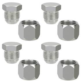 Jrouth 743450309315 Jic 10 Hydraulic Cap And Plug Hose Tube Pipe Fitting Kit 37 Degree